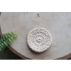 ZERO WASTE háčkovaný odličovací tampón z biobavlny béžový ZIVOT bez ODPADU zivotbezodpadu