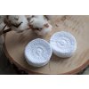 Sada bielych 10 ks ZERO WASTE háčkovaných odličovacích tampónov z biobavlny ŽIVOT bez ODPADU