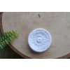 ZERO WASTE háčkovaný odličovací tampón z biobavlny biely ZIVOT bez ODPADU zivotbezodpadu