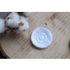 ZERO WASTE háčkovaný odličovací tampónik z biobavlny biely ŽIVOT bez ODPADU