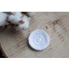 ZERO WASTE háčkovaný odličovací tampónik z biobavlny biely 3 ŽIVOT bez ODPADU