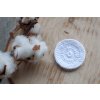 ZERO WASTE háčkovaný odličovací tampónik z biobavlny biely 2 ŽIVOT bez ODPADU