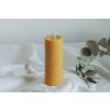 Sviečka z včelieho vosku žltá priemer 4,5 cm x 12 Vonia
