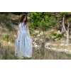 Dlhé mušelínové šaty Olívia sivá Wild Path 6