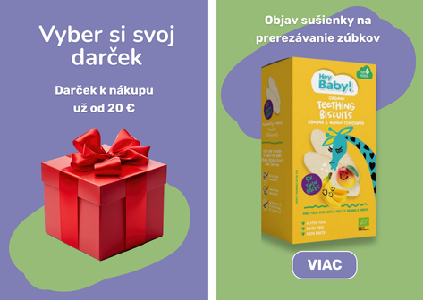 Sušienky pre deti vhodné pri prerezávaní zúbkov