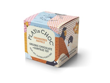 PLAYinCHOC - ToyChoc Box® OHROZENÉ ZVIERATKÁ 20g