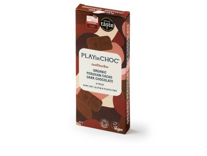 JustChoc Box - organická peruánska kakaová tmavá čokoláda 60g