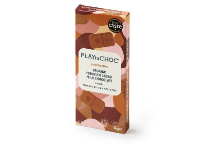 JustChoc Box - Organické peruánske kakaové Ml*ečne čokoládky 60g