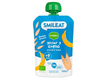SMILEAT - Kapsička grécky jogurt a ovsené vločky, BIO 100g