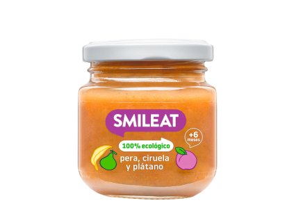 SMILEAT - Hruška, slivka a banán, BIO 130g