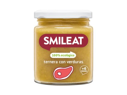 SMILEAT - Teľacie mäso so zeleninou, BIO 230g