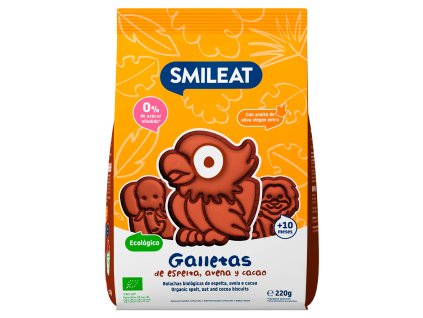 SMILEAT - Špaldové, ovsené a kakaové sušienky, BIO 220g