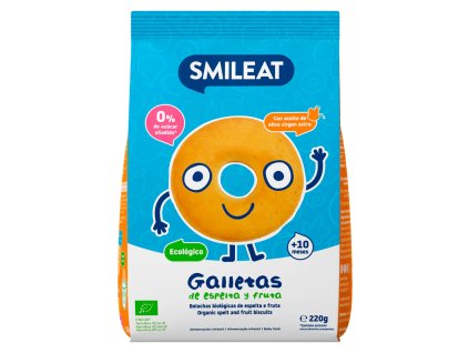 SMILEAT - Špaldové sušienky s ovocím, BIO 220g