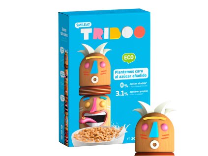SMILEAT -  TRIBOO Cereálie obilné krúžky, BIO 300g