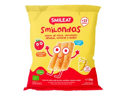 SMILEAT - Smilondas chrumky paradajky a syr, BIO 25g