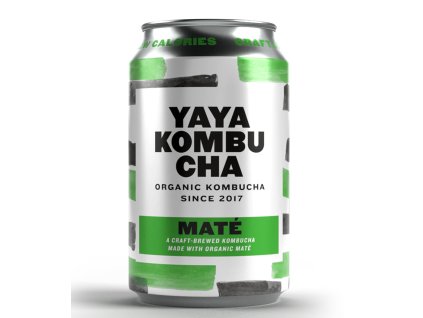 YAYA Kombucha - Kombucha Maté, BIO 330ml
