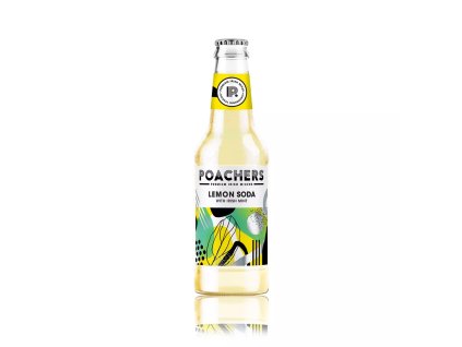 Poachers - Sódová voda Citrón s írskou mätou, 200 ml