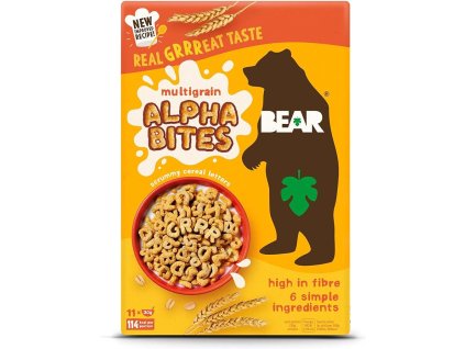 BEAR - Viaczrnné cereálie Písmenká 350g