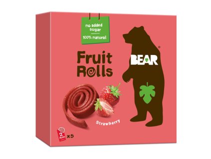 BEAR - Ovocná rolka s jahodami 5x20g