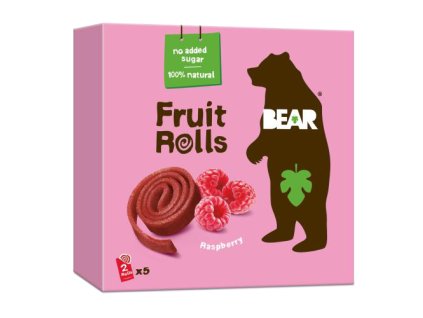 BEAR - Ovocné rolky s malinami 5x20g