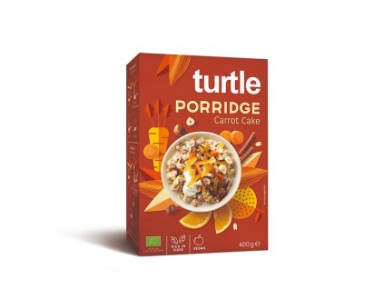 TURTLE - Ovsená kaša BIO Mrkvový koláč 400g