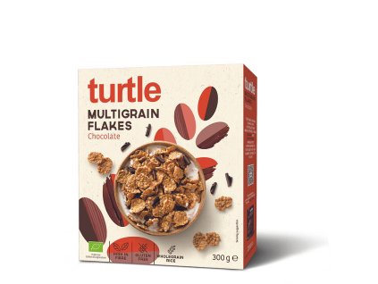 TURTLE - Viaczrnné vločky s čokoládou Bez lepku 300g