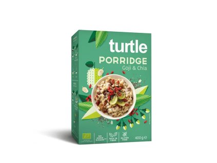 TURTLE - Ovsená kaša BIO Goji & Chia Bez lepku 400g