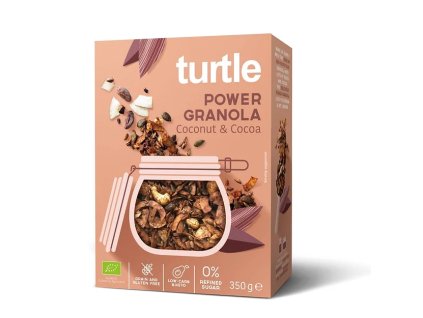 TURTLE - Granola BIO kokos a kakao 350g