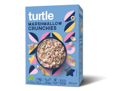 TURTLE - Marshmallow Crunchies BIO, bez lepku 300g