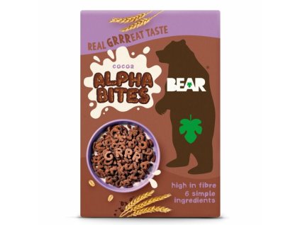 BEAR - Kakaové cereálie Písmenká 350g