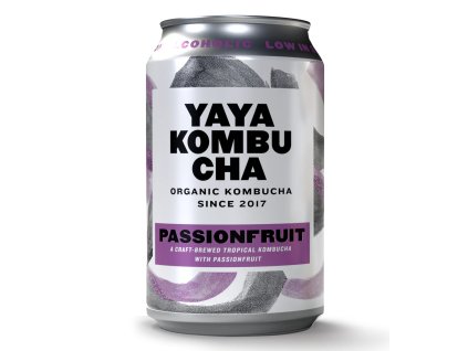 YAYA Kombucha - Kombucha Passionfruit, BIO 330ml