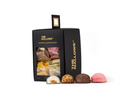 The Mallows - Darčeková krabička marshmallows plnenými karamelom – 16 ks, 260g