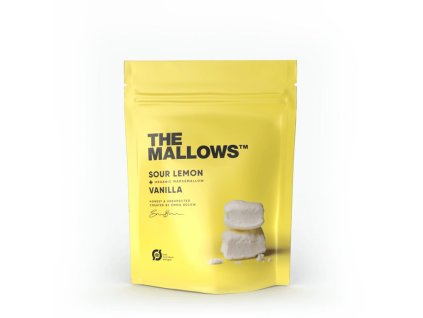 The Mallows – Marshmallow Kyslý citrón a vanilka, BIO 80g