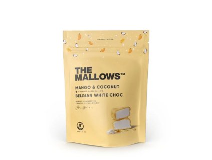 The Mallows – Marshmallow MANGO, KOKOS & BIELA ČOKOLÁDA, 90 g