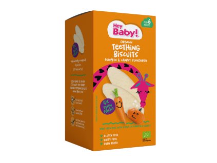 heybaby susienky s prichutou tekvice a mrkvy bio 20g