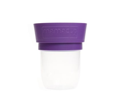Mamacup - Nevylievateľný pohár s antibakteriálnou membránou Fialová