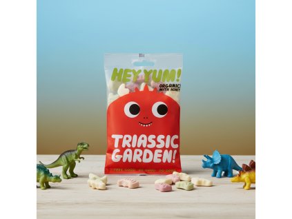 HEY YUM – Gumové cukríky DinoPark, BIO 100 g