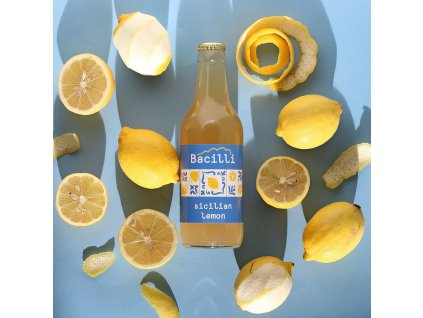BACILLI - Fermentovaná CITRONÁDA Sicílsky citrón, BIO 300 ml 1