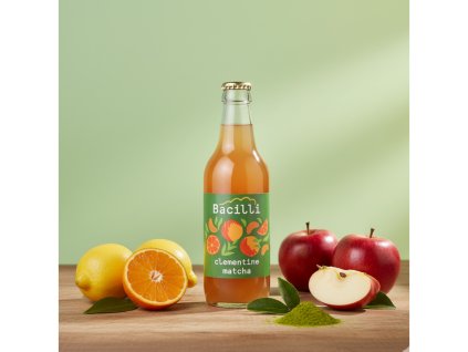 BACILLI – Matcha s klementínkou, BIO 330 ml