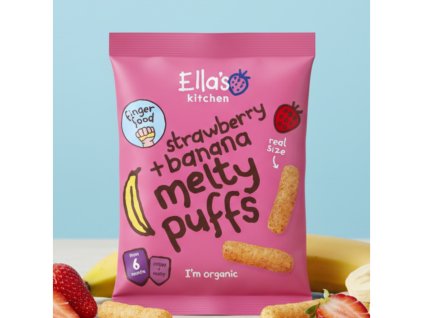 ella s kitchen chrumky jahoda a banan bio 20g