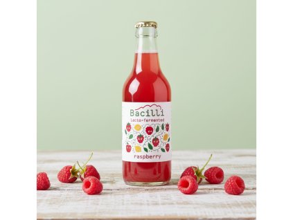 BACILLI Fermentovaná LIMONÁDA malina, BIO 330 ml