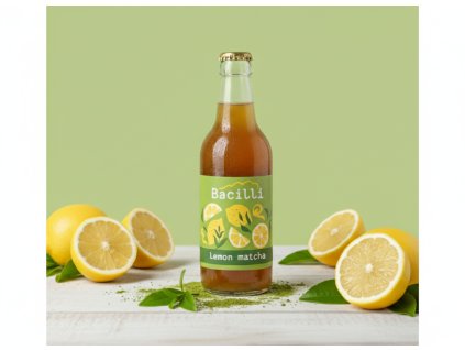 3287 bacilli matcha s citronom 330 ml bio