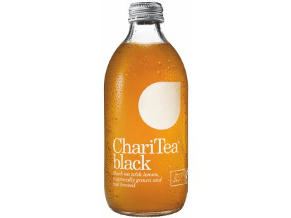 ChariTEA - Čierny ľadový čaj s citrónom BIO, Fair trade 330ml