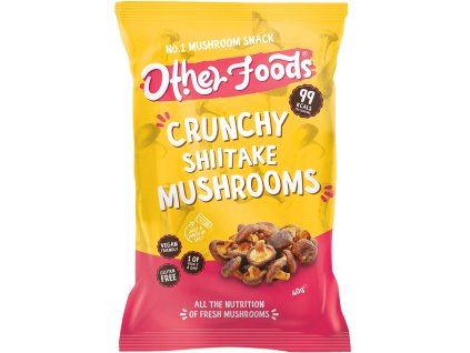 Other Foods – Chrumkavé chipsy zo šiitake s himalájskou soľou, vegánske, bezlepkové, 40 g