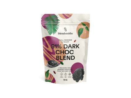 BLENDSMITHS – Čokoládová zmes z 51 % horkej čokolády, 1000 g