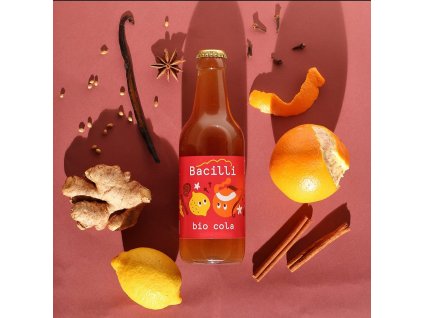BACILLI – Fermentovaná LIMONÁDA Kola, BIO 330 ml 1