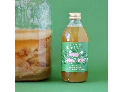 BACILLI - KOMBUCHA JASMÍN, BIO 330 ml 1
