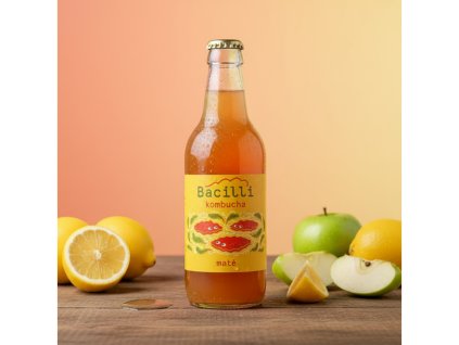 BACILLI KOMBUCHA MATÉ, BIO 330 ml