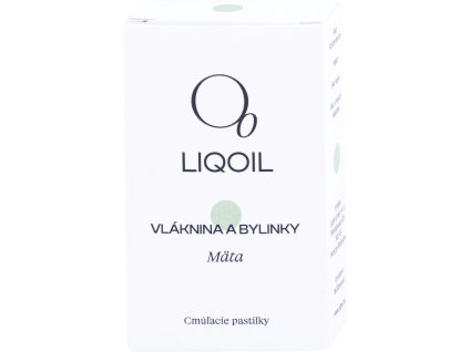 LIQOIL - Pastilky - vláknina a bylinky s príchuťou mäty 30g