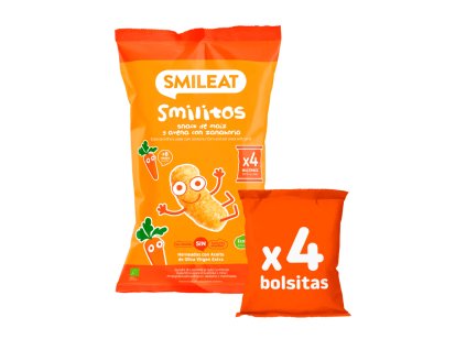 smileat smilitos chrumky kukurica ovos mrkva bio